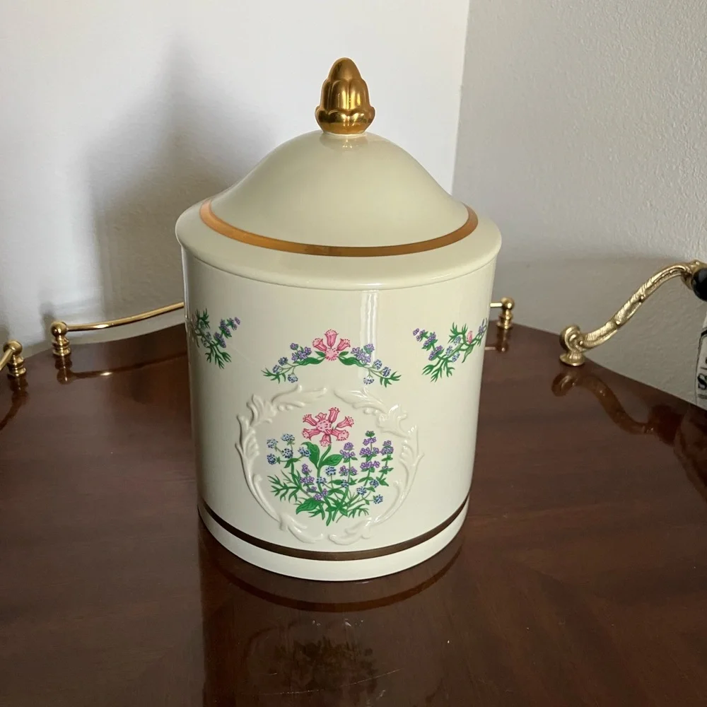 Vintage Lenox Coffee Canister - Picture 3 of 7